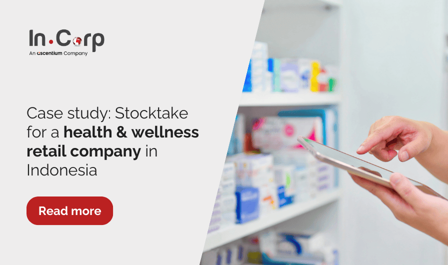 Case study: Stocktake for a health & wellness company
