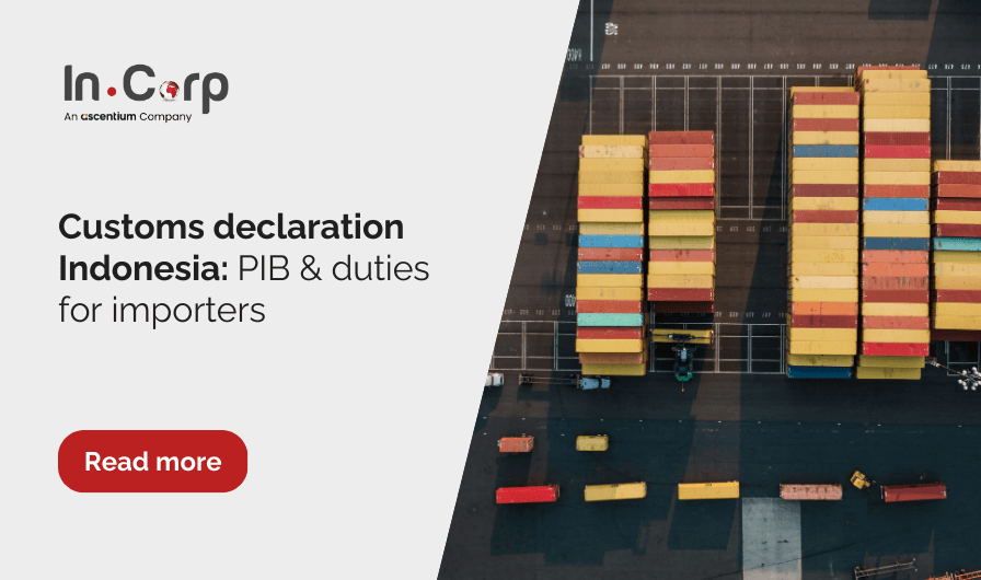 Customs declaration Indonesia for imported goods