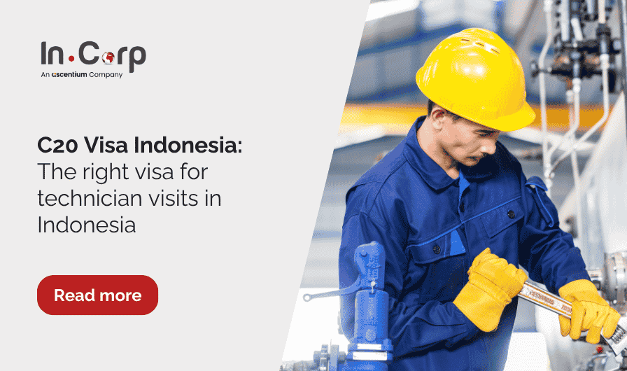 C20 Visa Indonesia: The right visa for technician visits in Indonesia
